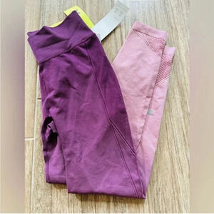 all in motion women's size Small purple ombre leggings